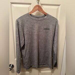 Patagonia Men's Heather Gray Long Sleeve Tee